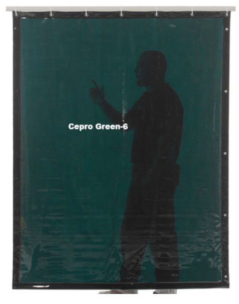 Cepro Cortina Verde 180 x 180 cm