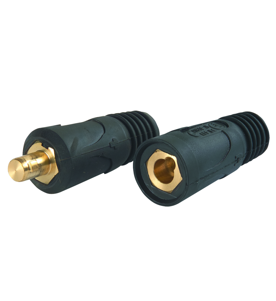 Conector pequeño Dinse Macho 16 - 25 mm² / 200A / 60%